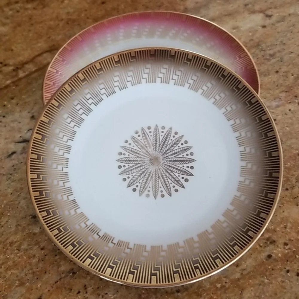 VTG Winterling Bavarian  Porcelain Dessert Plates